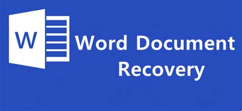 Fixes How To Recover A Corrupted Word File