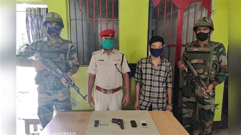 Assam Army Apprehends Nscn Cadre With Arms Ammunition In Tinsukia