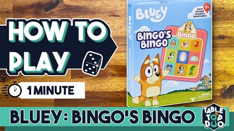 How To Play Bluey Bingos Bingo Bluey Bingo Game Youtube