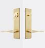 Richmond Brass Lever Exterior Door Hardware Tube Latch Set Rejuvenation