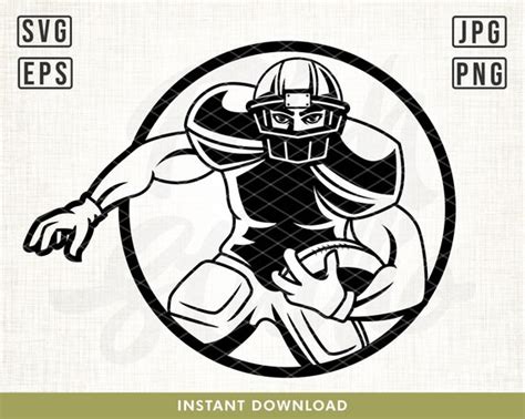 Football Svg American Football Svg Football Player Svg Etsy