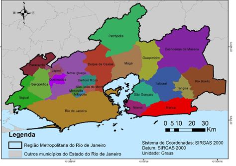Regi O Metropolitana Do Rio De Janeiro Fonte Elabora O Pr Pria