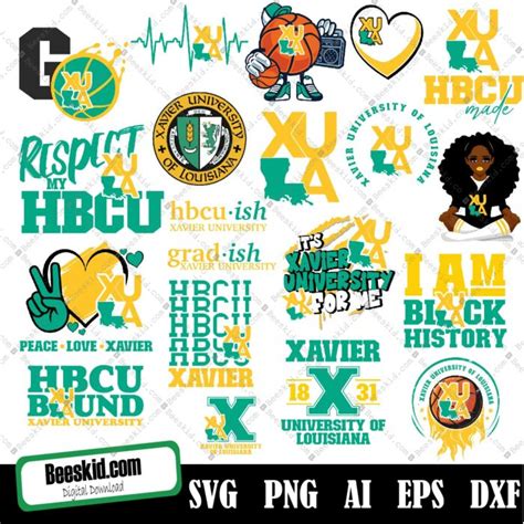 Xavier University Svg HBCU Svg Collections HBCU Logo Svg HBCU Svg