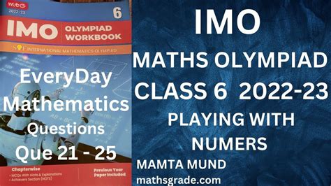 Maths Olympiad Class Chapter Maths Olympiad Class Question Paper