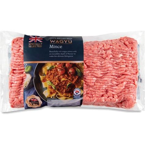 Specially Selected 100 British Beef Wagyu Mince 500g Compare Prices And Where To Buy