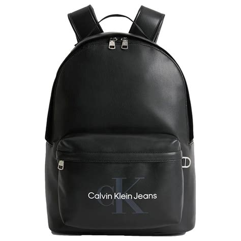 Calvin Klein Jeans Monogram Soft Campus Bp40 Backpack Black Dressinn