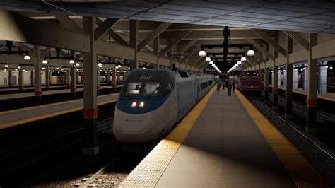 TSW 4 Amtrak s Acela Первые маршруты по Америке YouTube