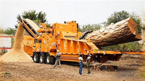 Incredibly Powerful Wood Chipper Machines Working Amazing Tree Shredder Machines Productivity