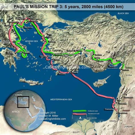 Casual English Bible Maps For Ephesians Casual English Bible