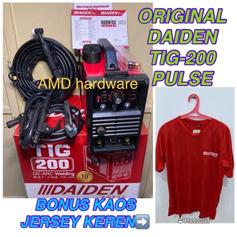 Jual Mesin Las Argon Tig 200 Pulse Daiden Original Japan Tigi200 Ampere