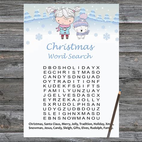 Christmas party games,Christmas Word Search Game Printable,P - Inspire ...