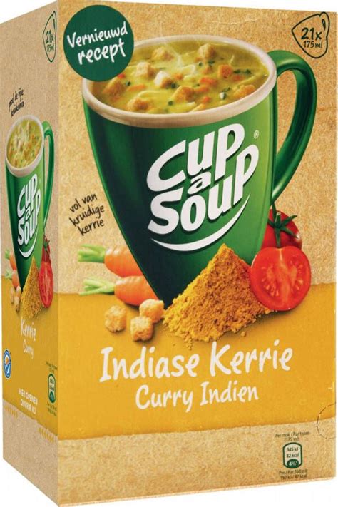 Cup A Soup Cup A Soup Indiase Kerrie Pak Van 21 Zakjes Office Nl