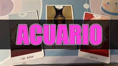 ACUARIO Algo está sucediendo silenciosamenteTarot ACUARIO hoy 30