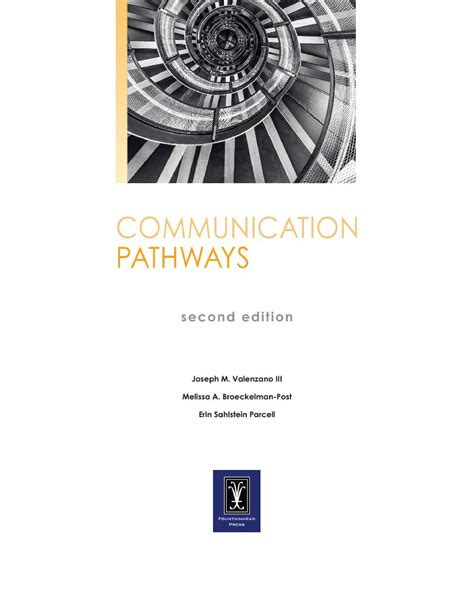 Solution Communication Pathways By Joseph M Valenzano Iii Melissa A