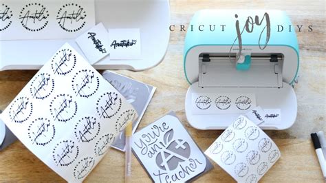 Cricut Joy Tutorial Diy Labels And Card Marking Youtube