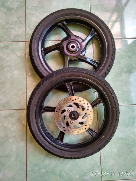 Jual Velg Pelk Satu Set Sepasang Original Bawaan Yamaha Mio M3 Mulus No