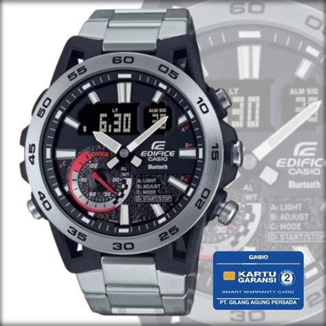 Jual Casio Edifice Original Jam Tangan Analog Digital Pria Ecb D Adf