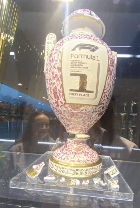 Trophy that broke Lando Norris is on display in Hungary | Audi F1 Forum