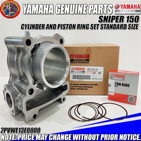 Sniper Cylinder Piston Ring Set Std Hpi Genuine Pv We E