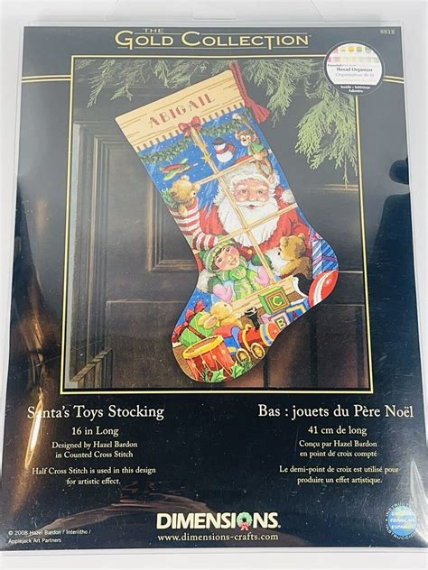 Dimensions Gold Collection Santa S Toys Stocking Counted Cross Stitch