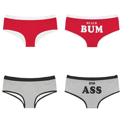 DeanFire Hot Selling Super Soft Low Rise Women S Sexy Naughty Funny Print Panties Novelty