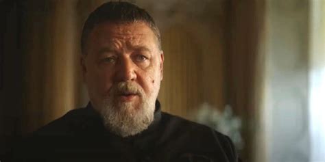 The Popes Exorcist Featurette Russell Crowe Is A Demon Fighting Priest