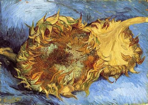 Vincent Van Gogh Stillleben Mit Zwei Sonnenblumen Vincent Van Gogh