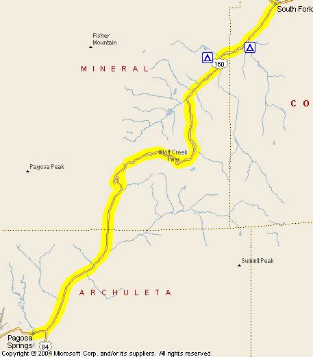 Motorcycle Colorado Passes And Canyons Wolf Creek Pass