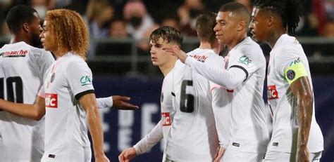 Mbappe Shines Paris Saint Germain Defeats The Fourth Tier Team And Qualifies For The French Cup