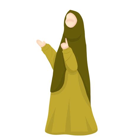 Women Character Wearing Hijab 22432029 Png