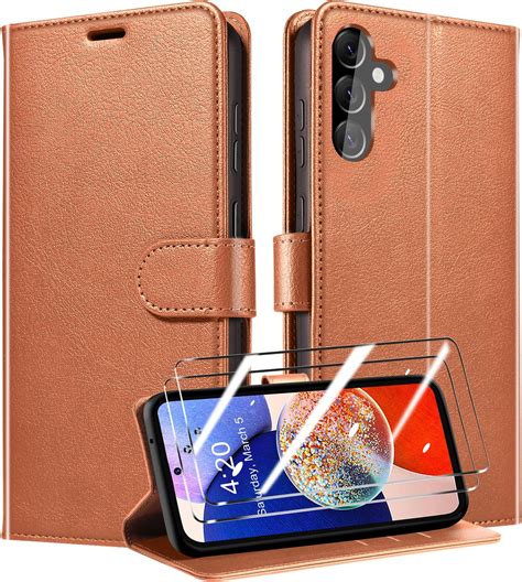 QHOHQ Tenphone Coque pour Samsung Galaxy A14 4G 5G 2 Pièces Verre