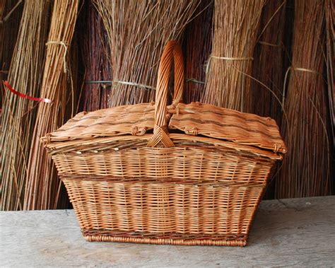 Willow Picnic Basket Willow Baskets By Katherine Lewiswillow Baskets