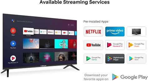 Buy Caixun Ec S Ua Inch K Uhd Hdr Led Smart Android Tv With