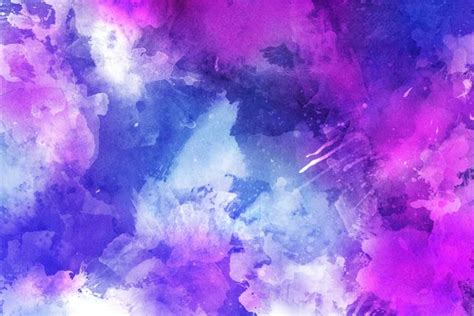 Ink Puprle Watercolor Full Background Stock Photo Realcg