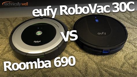 Eufy RoboVac 30C Vs Roomba 690 YouTube