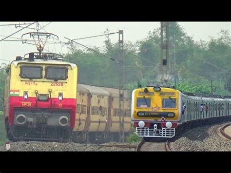 Dangerous High Speed Trains On Huge Sharp Curve Teesta Torsha Express