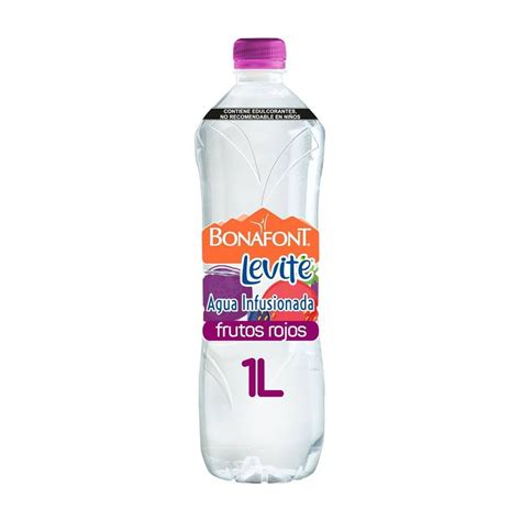 Agua Bonafont Levité sabor frutos rojos 1 l Walmart