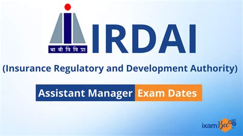 Irdai Assistant Manager Exam Calendar Check Exam Dates And