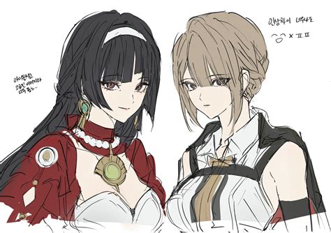 Evelyn And Astra Yao Zenless Zone Zero Drawn By Chibiya Danbooru