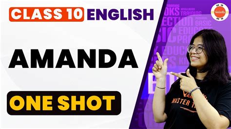 Amanda Class 10 One Shot Revision Poem First Flight Cbse 10th English Chapter 6 Cbse2024