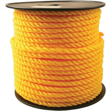 Do It Best 1 2 In X 200 Ft Yellow Twisted Polypropylene Rope 700227