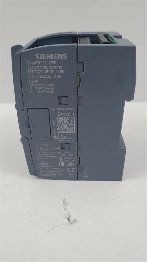 Siemens Simatic S7 1200 6ES7 223 1BL32 1XB0 SM 1223 DC DC Sink EBay