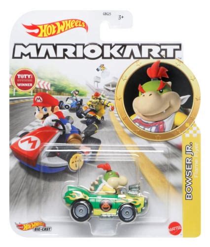 Mattel® Hot Wheels® Mario Kart™ Bowser Jr Flame Flyer Toy Vehicle, 1 ct ...