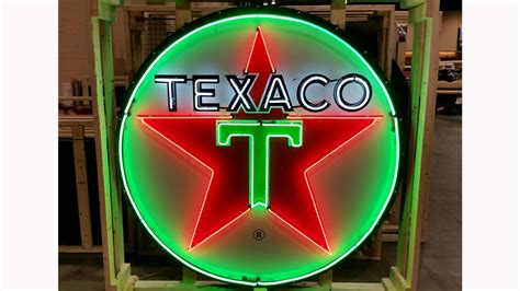 Texaco Gas Station Neon Sign SSPN 72 Inch | B33 | Kissimmee 2017