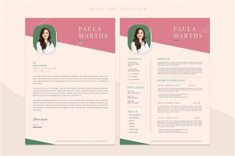 Premium Psd Clean And Simple Modern Minimal Resume Or Cv Design Template