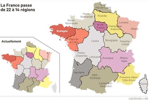 La R Forme Territoriale Les Echos