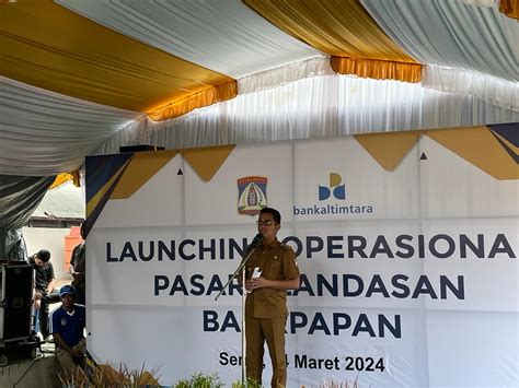 Resmikan Operasional Blok A Dan B Pasar Klandasan Begini Pesan Wali