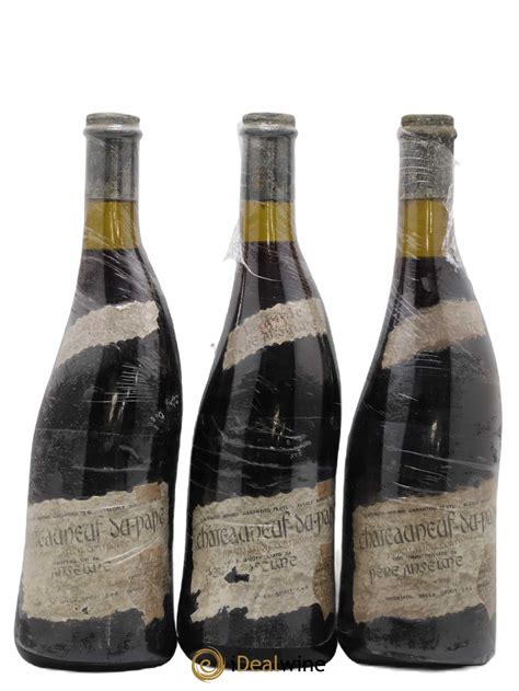 Buy Ch Teauneuf Du Pape La Fiole Pere Anselme Lot