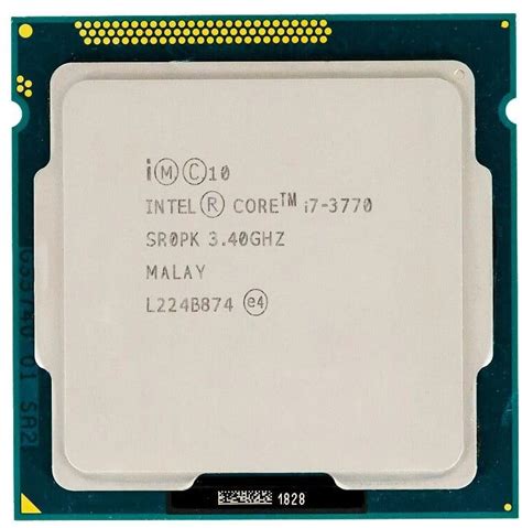 Intel Core I7 3770 Processor 3rd Generation 34ghz Base 39ghz Boost