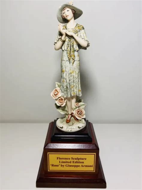 Giuseppe Armani Figurine Rose 0351c Lady Statue Capodimonte Florence Sculpture £33679 Picclick Uk